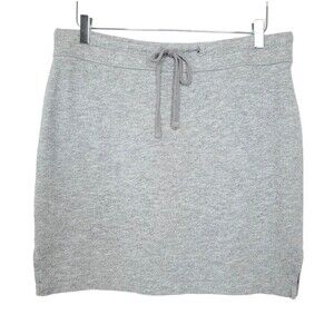 Standard James Perse French Terry Pull on Skirt Womens Size 2 M Gray Cotton